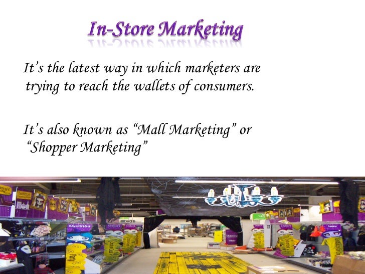 In store Marketing