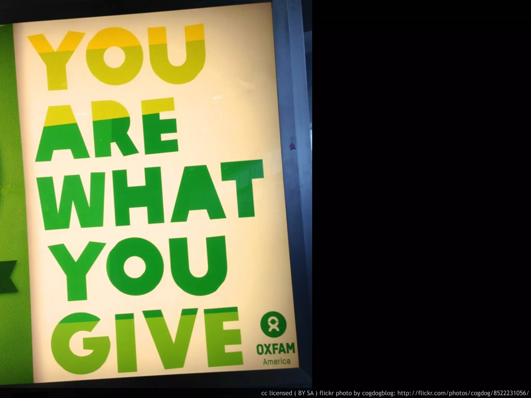 cc licensed ( BY SA ) flickr photo by cogdogblog: http://flickr.com/photos/cogdog/8522231056/
 