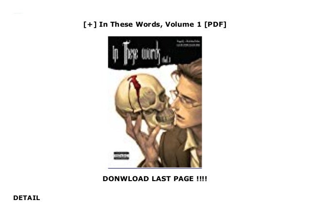 In These Words Volume 1 Pdf