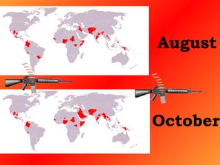 August   October   