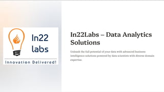 In22Labs Data Analytics Solutions | AI-Driven Business Intelligence ...