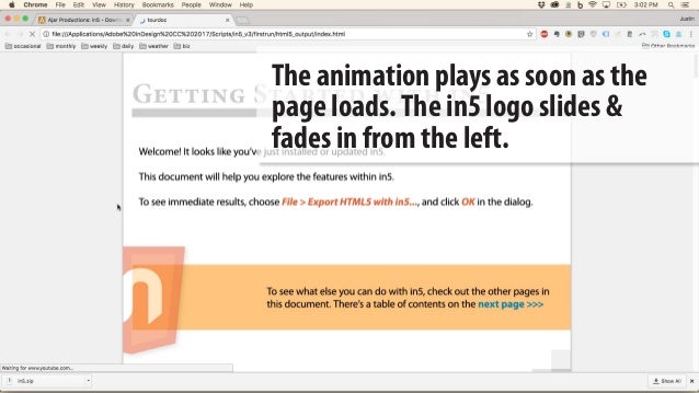 Indesign Export Options