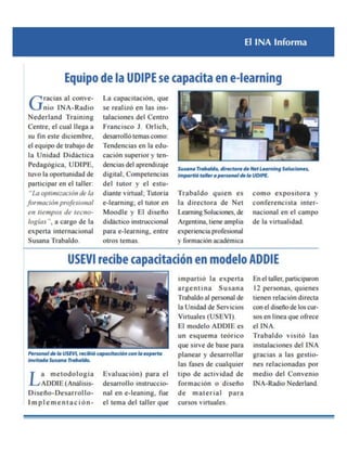 Capacitación de Net-Learning en INA (Costa Rica)