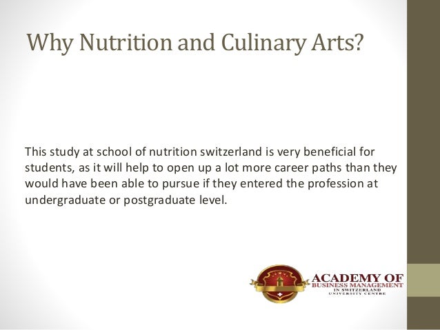 In Abms Switzerland University Nutrition And Culinary Arts