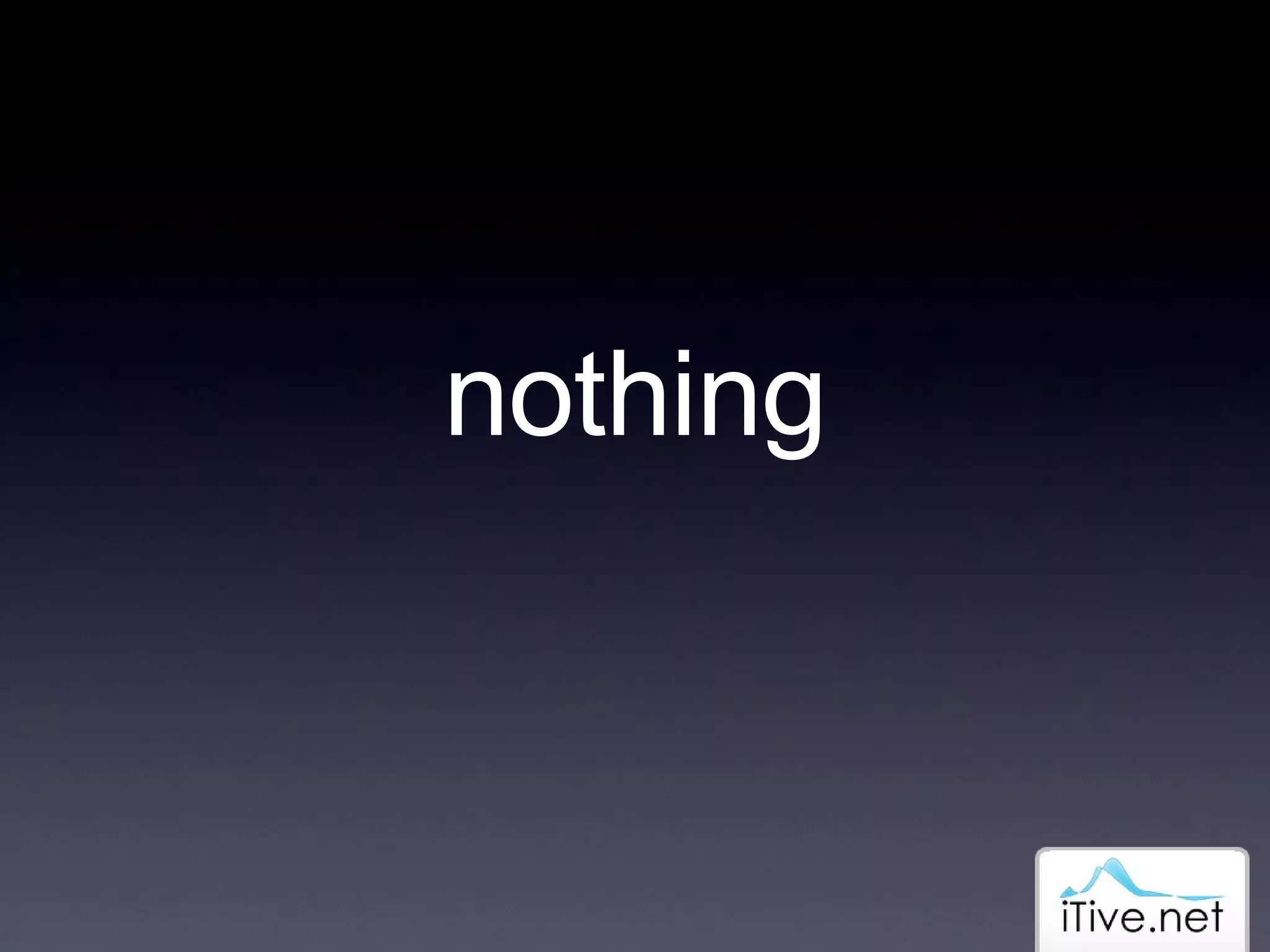 nothing 