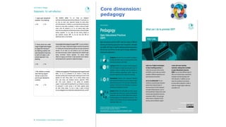 Core dimension:
pedagogy
 