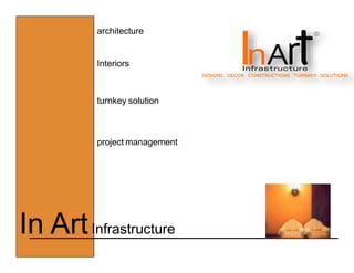 architecture
Interiors
turnkey solution
project management
In ArtInfrastructure
 