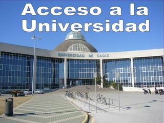 Acceso a la  Universidad . 