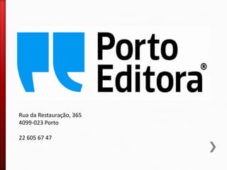 Rua da Restauração, 365
4099-023 Porto
22 605 67 47
 
