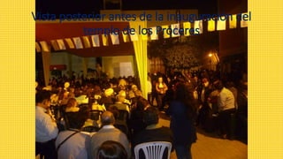 Vista posterior antes de la inauguración del
templo de los Próceres
 