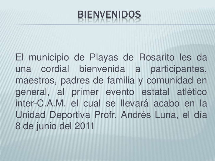 Inauguracion del evento deportivo