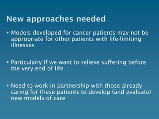 Palliative care beyond cancer | PDF