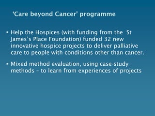 Palliative care beyond cancer | PDF