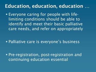 Palliative care beyond cancer | PDF