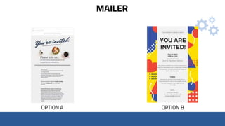 MAILER
OPTION B
OPTION A