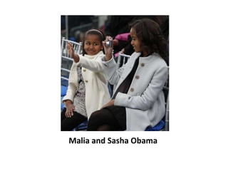 Malia and Sasha Obama 