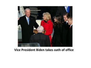 Vice President Biden takes oath of office 
