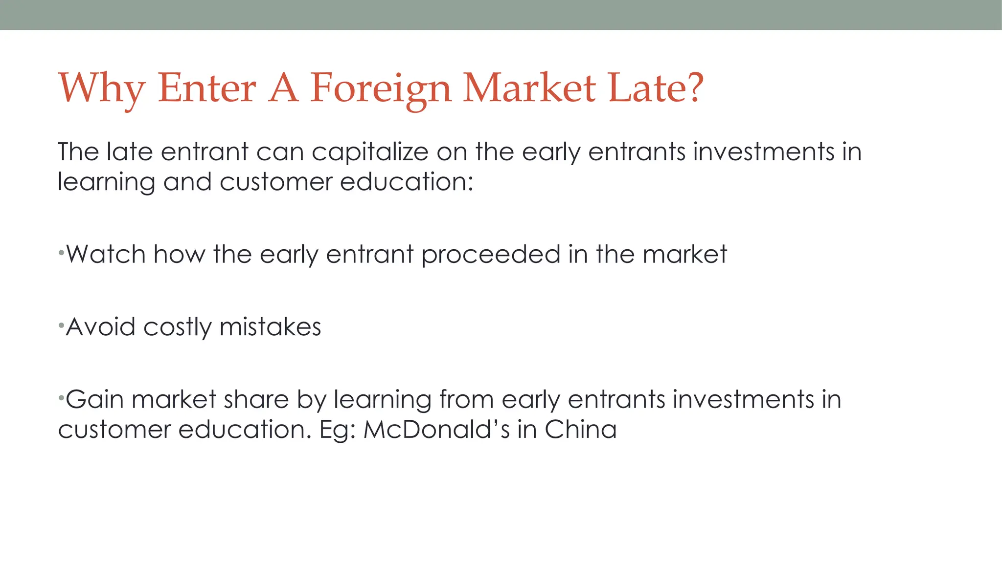 INB 372 Chapter 15 PART 1 - Entry Strategy and Strategic Alliances.ppt