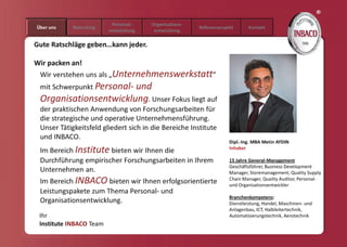 Inbaco Präsentation