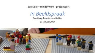 In Beeldspraak
Den Haag, Ruimte voor Helden
31 januari 2017
Jan Lelie – mind@work - presenteert
 