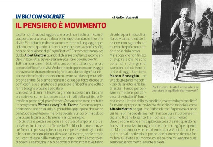 In bici con socrate