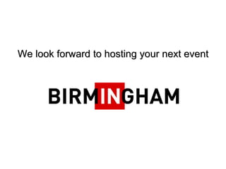 We look forward to hosting your next event 