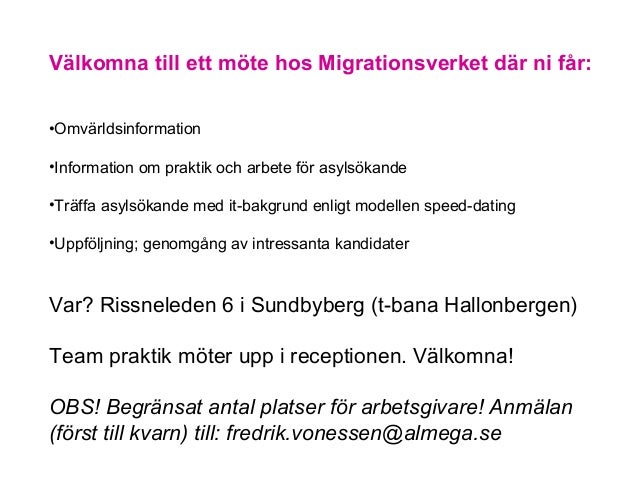Dating och möte