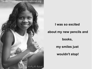 I was so excited  about my new pencils and books,  my smiles just  wouldn't stop! 