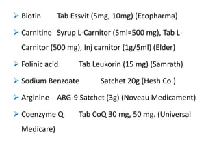 approach to Inborn Errors of Metabolism in neonates | PPTX
