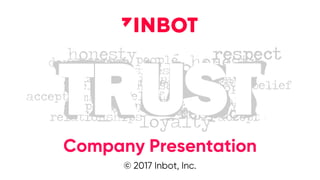 Inbot Company Presentation 2017