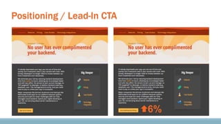 Positioning / Lead-In CTA
6%
 