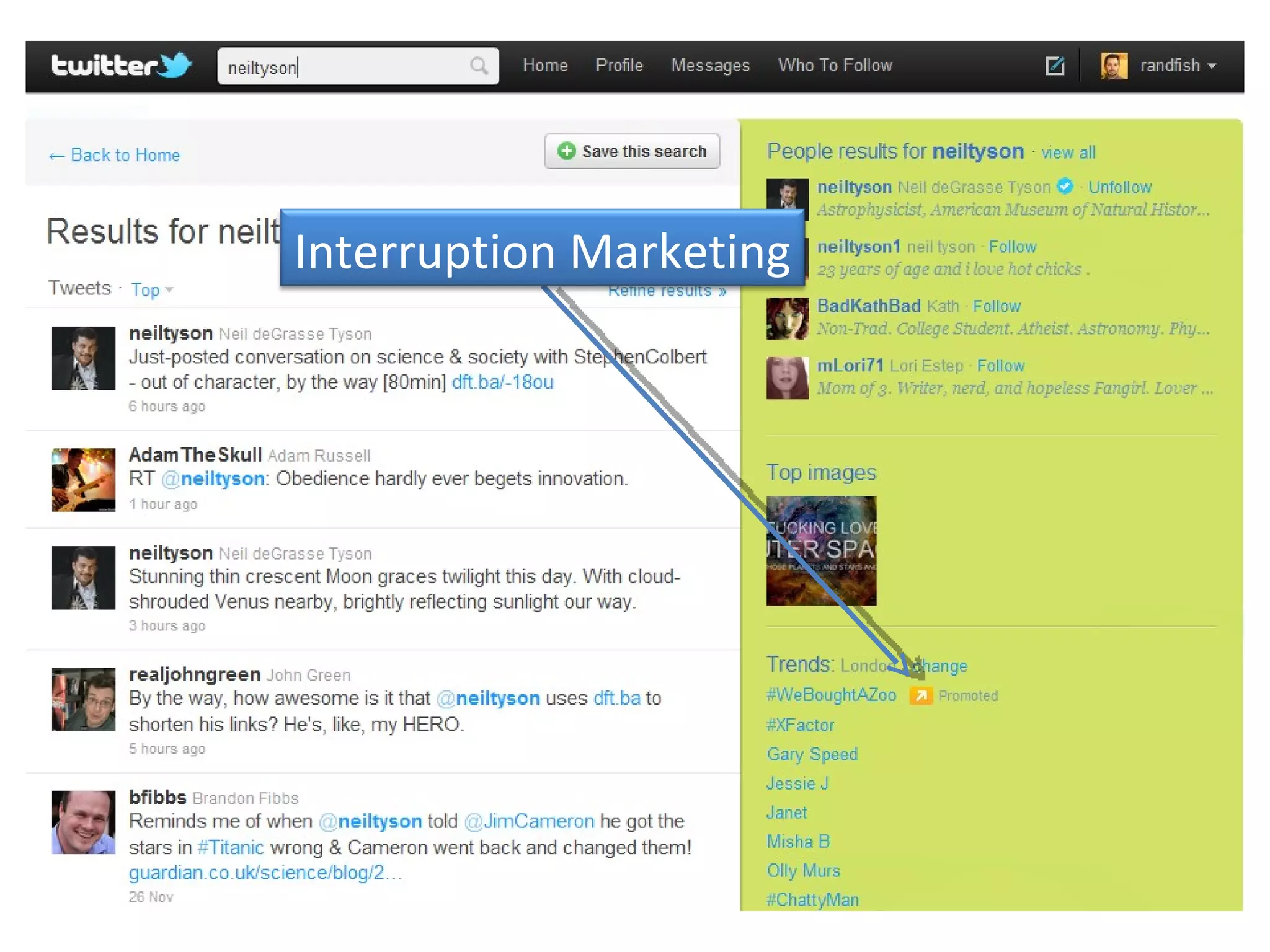 Interruption Marketing 