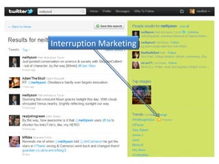Interruption Marketing 