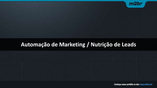 Automação de Marketing / Nutrição de Leads
 