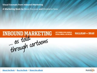 Visual Excerpts from Inbound Marketing
A Marketing Book by BRIAN HALLIGAN and DHARMESH SHAH




About the Book / Buy the Book / Share this eBook
 