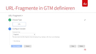 URL-Fragmente in GTM definieren
73
 