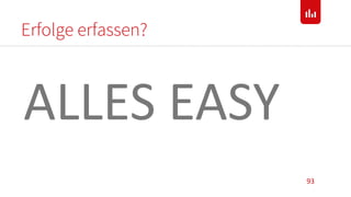 Erfolge erfassen?
93
ALLES EASY
 