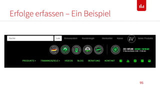 Erfolge erfassen – Ein Beispiel
95
 