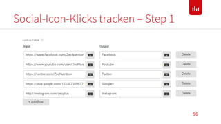 Social-Icon-Klicks tracken – Step 1
96
 