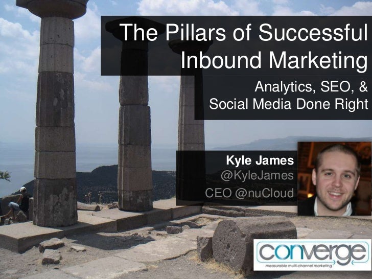 The Pillars of Successful     Inbound Marketing                Analytics, SEO, &         Social Media Done Right          ...