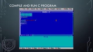 Comprehensive Introduction to C Programming Language and Its ...
