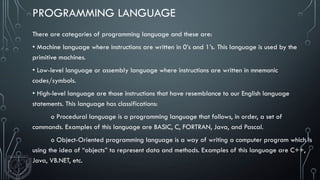 Comprehensive Introduction to C Programming Language and Its ...