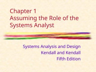 Comprehensive Guide to Systems Analysis and Design for Analysts | PPT