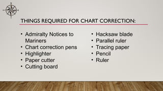 Updating and Correcting Nautical Charts. | PPTX