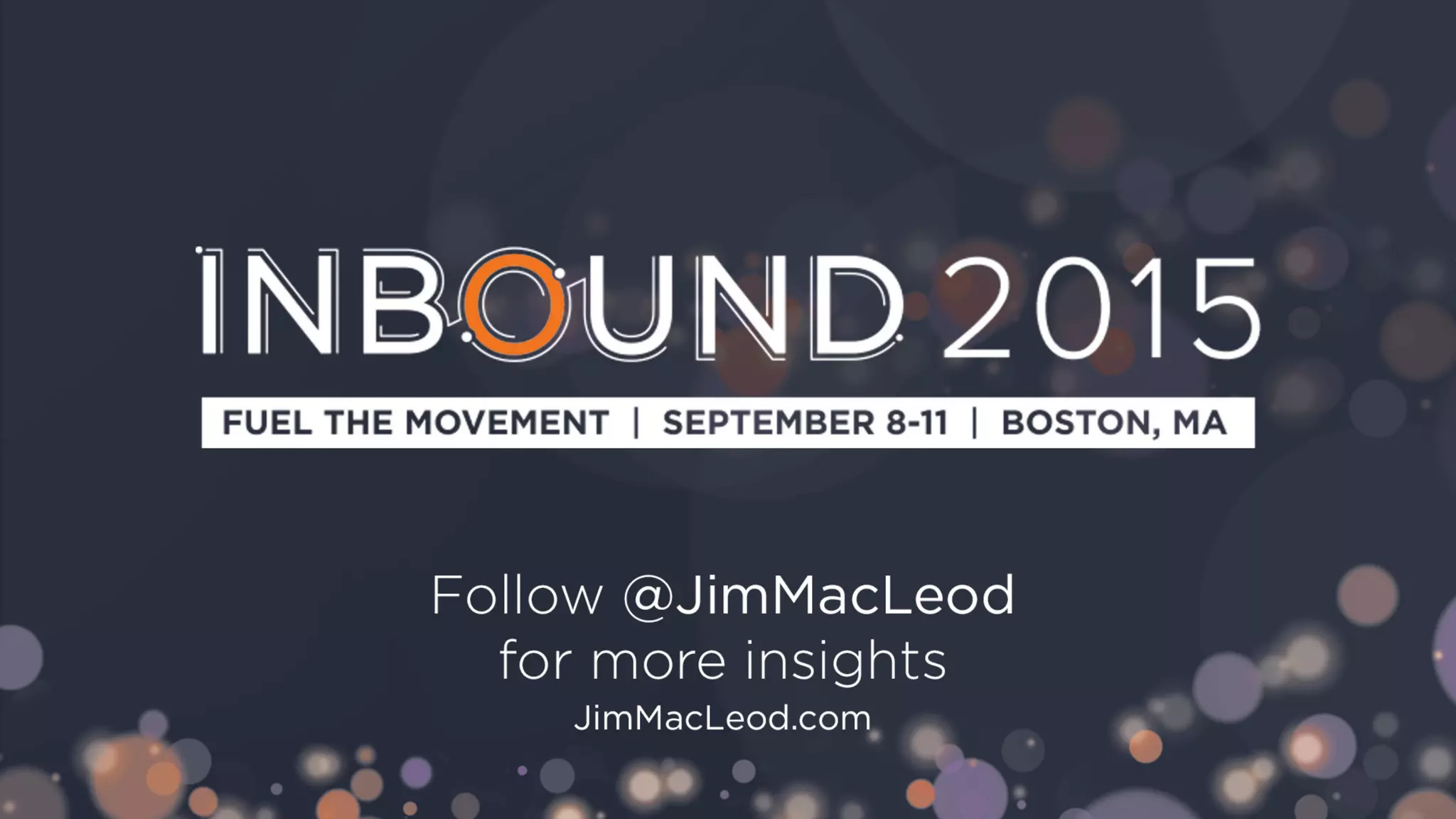 Inbound15 insights