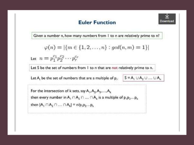 INCLUSION AND DISCLUSION FOR DISCRETE MATHEMATICS | PPTX