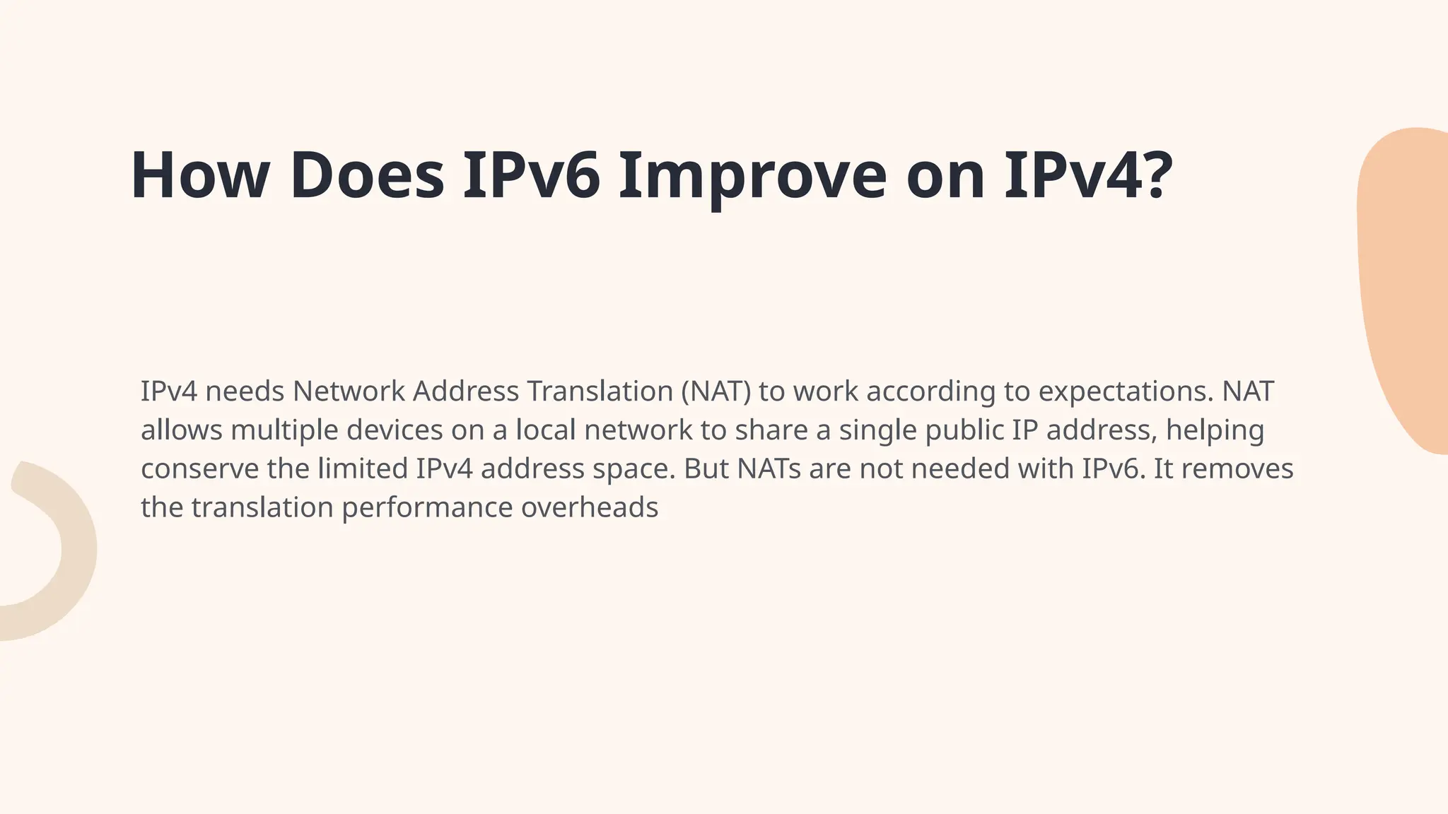 Understanding Ipv4 Vs Ipv6 Key Features Difference Pptx