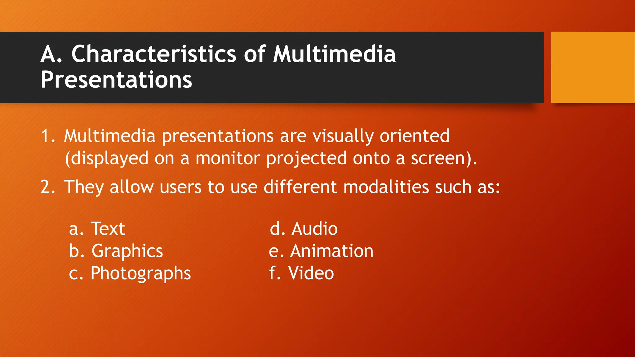 Preparing Multimedia Presentation PowerPoint | PPTX
