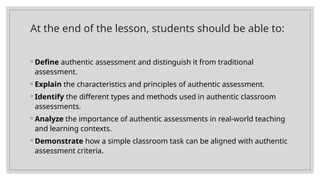 Assessment in Learning 2 pdf. Ppt PowerPoint presentation | PPTX