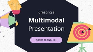 Multimodal Slide Examples Creating a multimodal presentation powerpoint | PPTX